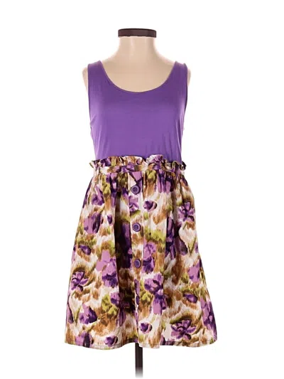 Pre-owned Jack By Bb Dakota Casual Dress In Purple