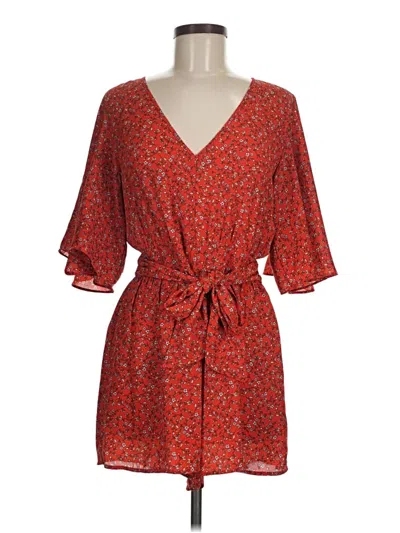 Pre-owned Jack By Bb Dakota Casual Dress In Red