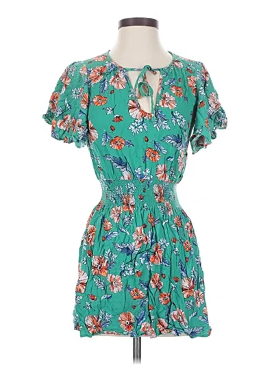 Pre-owned Jack By Bb Dakota Casual Dress In Teal