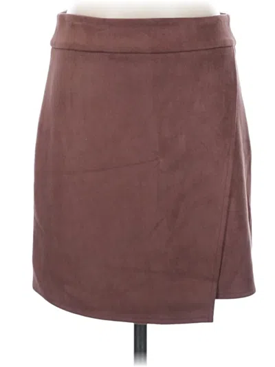 Pre-owned Jack By Bb Dakota Casual Skirt In Brown