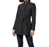 Jack By Bb Dakota Dillane Casual Coat In Gray/plaid In Black