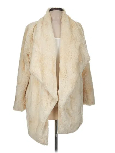 Pre-owned Jack By Bb Dakota Faux Fur Jacket In Ivory