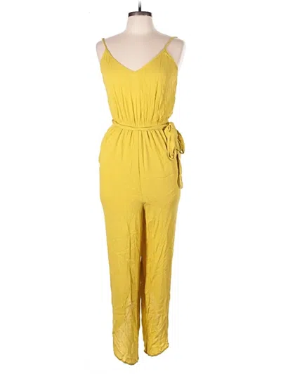 Pre-owned Jack By Bb Dakota Jumpsuit In Yellow