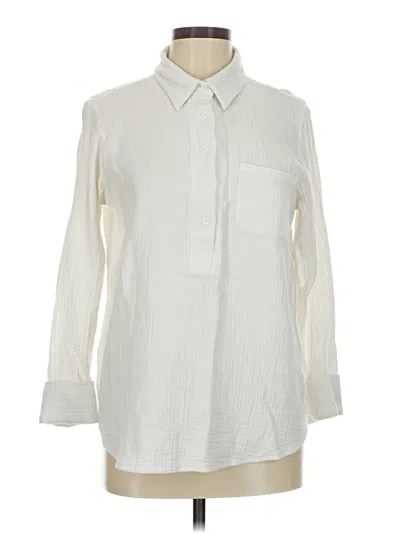 Pre-owned Jack By Bb Dakota Long Sleeve Button Down Shirt In Ivory