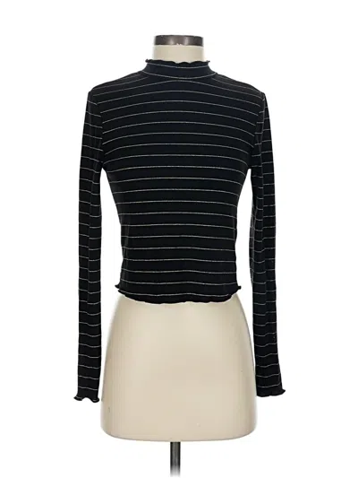 Pre-owned Jack By Bb Dakota Long Sleeve Turtleneck In Black