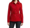 Jack By Bb Dakota Nancy Pea Coat In Red In Red