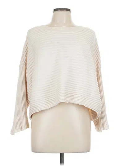 Pre-owned Jack By Bb Dakota Poncho In White