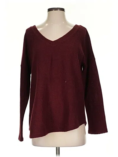 Pre-owned Jack By Bb Dakota Pullover Sweater In Burgundy