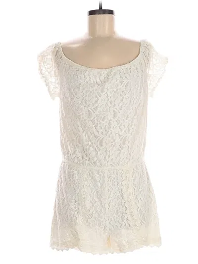 Pre-owned Jack By Bb Dakota Romper In Ivory
