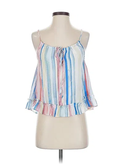 Pre-owned Jack By Bb Dakota Sleeveless Blouse In Blue
