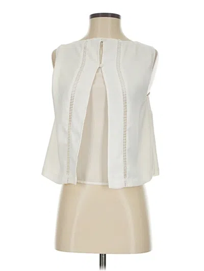 Pre-owned Jack By Bb Dakota Sleeveless Blouse In White
