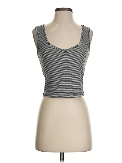 Pre-owned Jack By Bb Dakota Tank Top Gray Strapless Neckline Tops