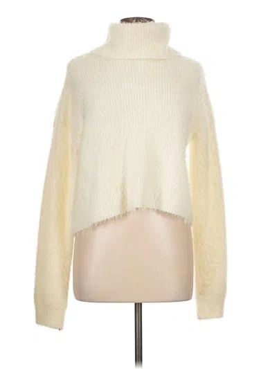 Pre-owned Jack By Bb Dakota Turtleneck Sweater In White