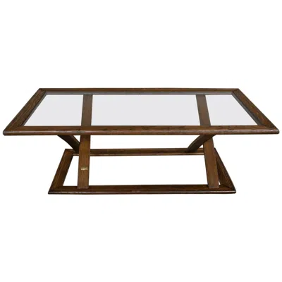Pre-owned Jack Daniels Vintage Stav Oak Coffee Table From ' Barrel Staves Jobie G. Redmond In Brown