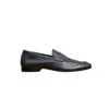 Jack Erwin Men's Edward Penny Loafer - Black Pebble Grain In Black