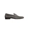 Jack Erwin Men's Grey Edward Penny Loafer - Gray Suede In Grey