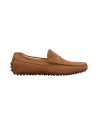 Jack Erwin Parker Suede Casual Driving Loafer In Brown