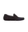 Jack Erwin Parker Suede Casual Driving Loafer In Blue