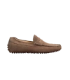 Jack Erwin Parker Suede Casual Driving Loafer In Brown