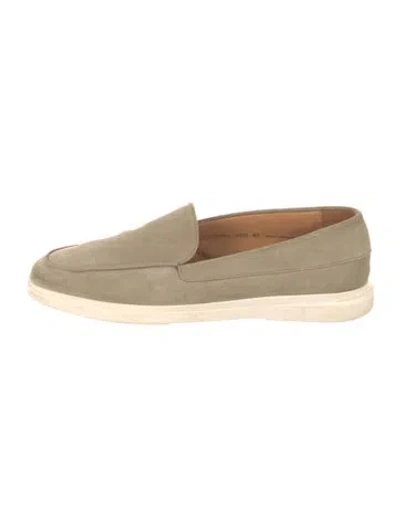 Pre-owned Jack Erwin Suede Loafers In Neutral
