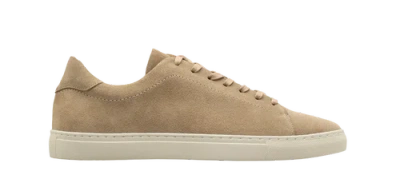 Jack Erwin Wesley Leather Low-top Sneaker In Brown
