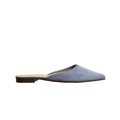 Jack Erwin Women's Paz Mule - Blue Suede