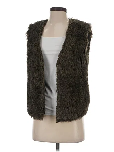 Pre-owned Jack Faux Fur Vest In Brown