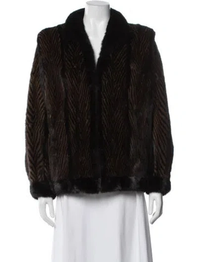 Pre-owned Jack Fenster Furs Fur Coat In Brown