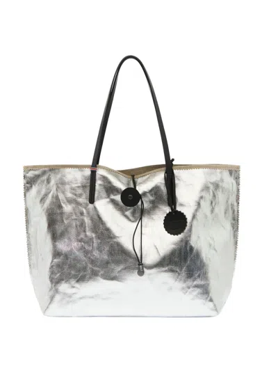 Jack Gomme "bahia" Cabas Bag In Silver