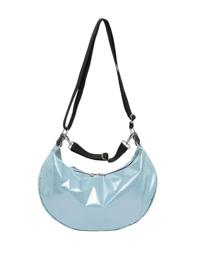 Jack Gomme "charlie Demi" Moon Bag In Blue