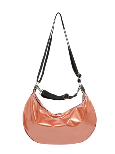 Jack Gomme "charlie Demi" Moon Bag In Yellow