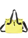 Jack Gomme Drawstring Top-handle Shoulder Bag In Yellow