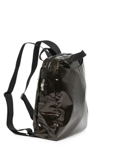 Jack Gomme Lami High-shine Backpack In Blue