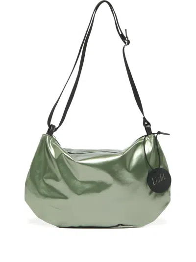 Jack Gomme Liris Metallic Shoulder Bag In Green