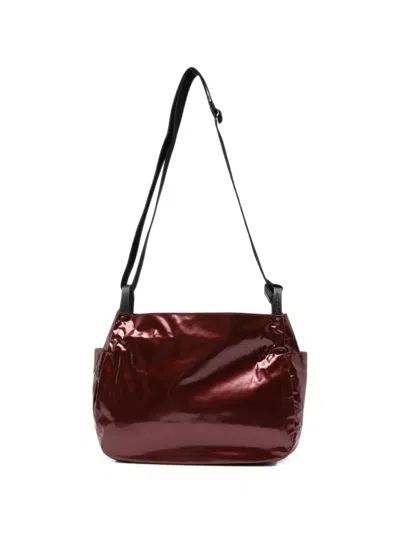 Jack Gomme Mael High-shine Shoulder Bag In Red