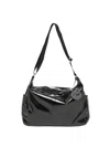 Jack Gomme Messenger Bag Polyurethane "joy" In Black