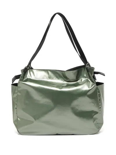 Jack Gomme Metallic Shoulder Bag In Green