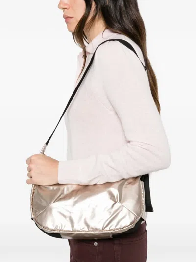 Jack Gomme Metallic-effect Shoulder Bag In Neutral