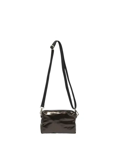 Jack Gomme "mini" Crossbody Bag In Brown
