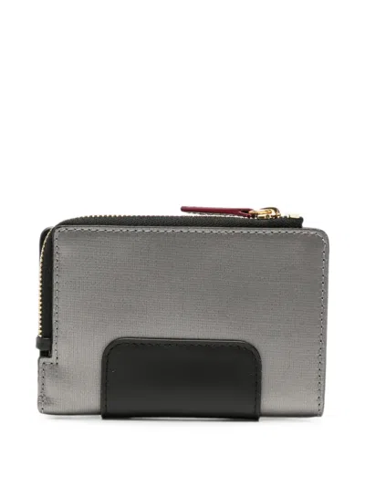 Jack Gomme Vista Zipped Wallet In Gray