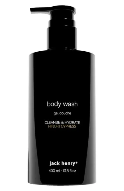 Jack Henry Hinoki Cypress Body Wash In Transparent