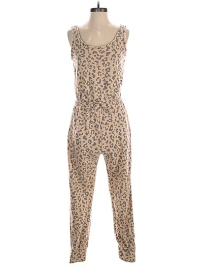 Pre-owned Jack Jumpsuit In Tan