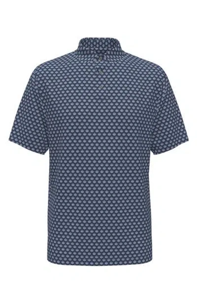 Jack Nicklaus Agave Print Golf Polo In Blue