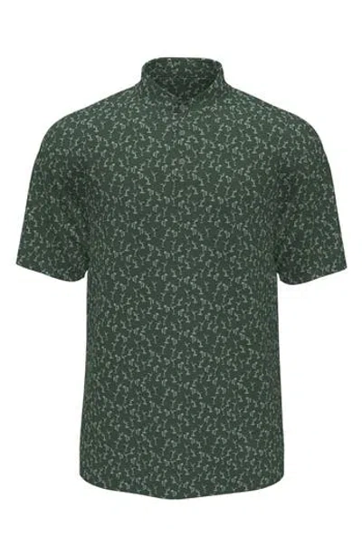 Jack Nicklaus Drinks Conversation Golf Polo In Green