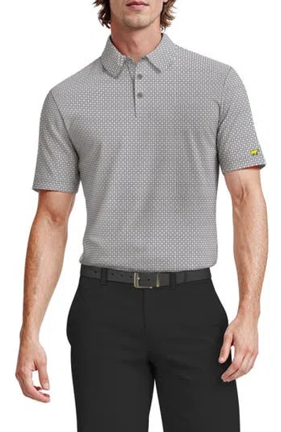 Jack Nicklaus Geo Print Golf Polo In Black