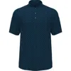Jack Nicklaus Geo Print Golf Polo In Blue