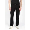 Jack Of Spades High Roller Fit Five Pocket Jeans In Jet Black