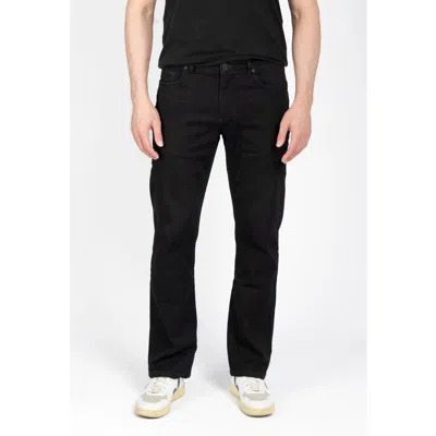 Jack Of Spades High Roller Fit Five Pocket Jeans In Jet Black
