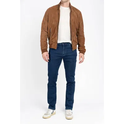 Jack Of Spades High Roller Fit Five Pocket Jeans In Night Shadow