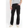 Jack Of Spades High Roller Fit Five Pocket Pants In Black Sateen